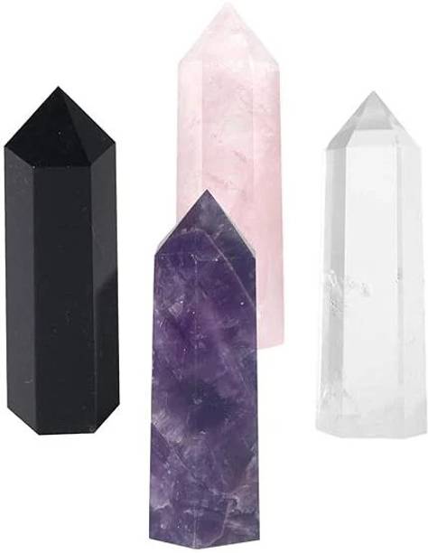 Multiagate Clear,pinkRose Quartz,Black Obsidian,Purple ...